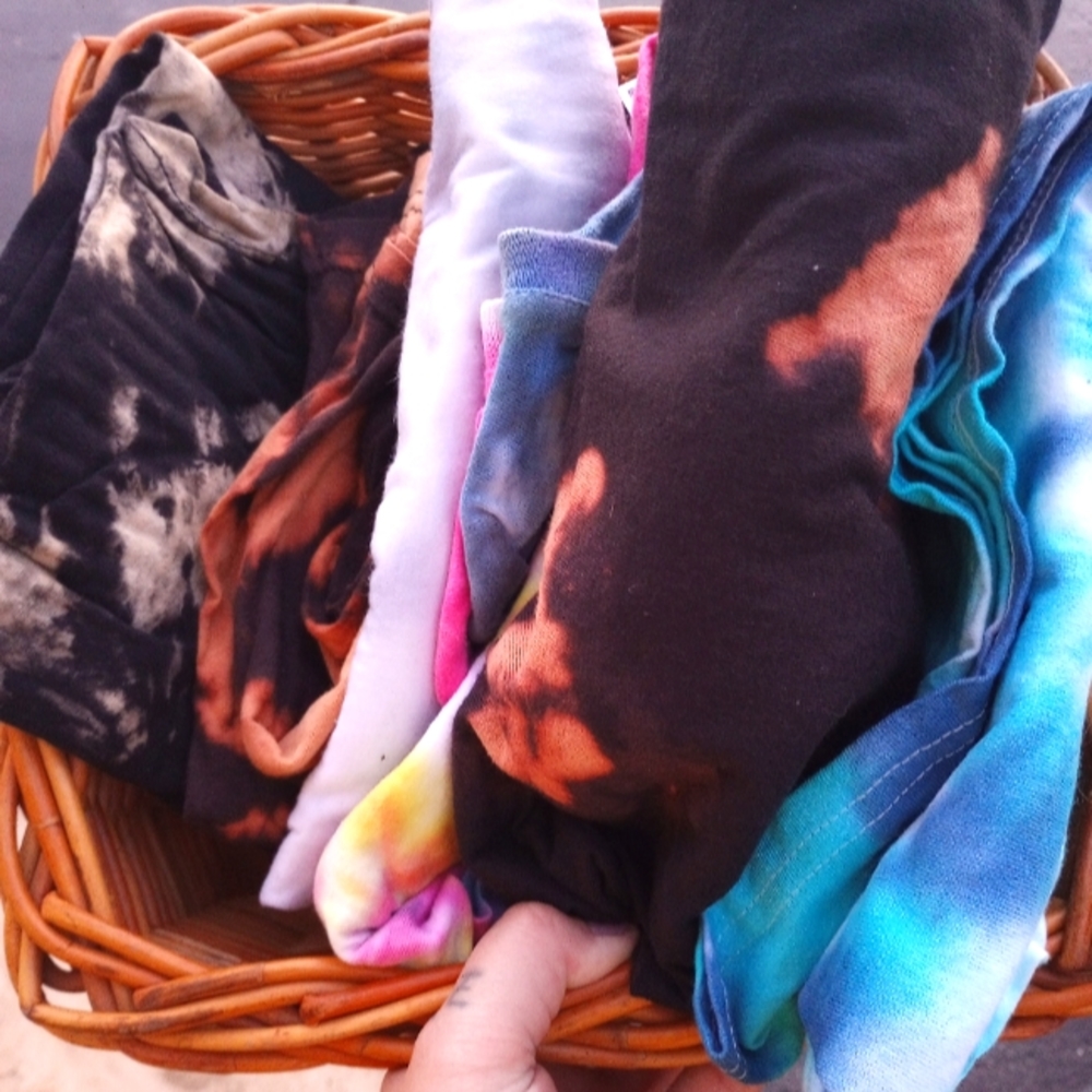 Tie dye shirts